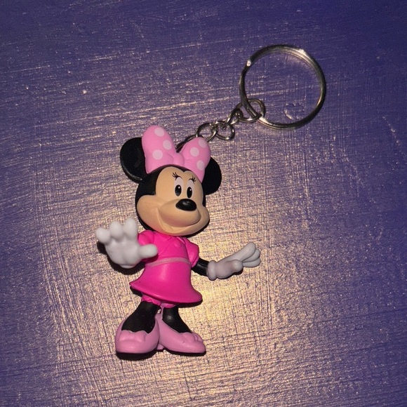 Disney Pink Minnie Mouse Keychain - Picture 2 of 4